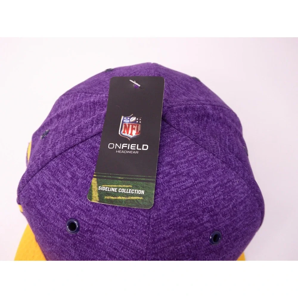 NWT New Era 59 Fifty NFL On Field Minnesota Vikings Sample Fitted Hat Cap 7 1/2